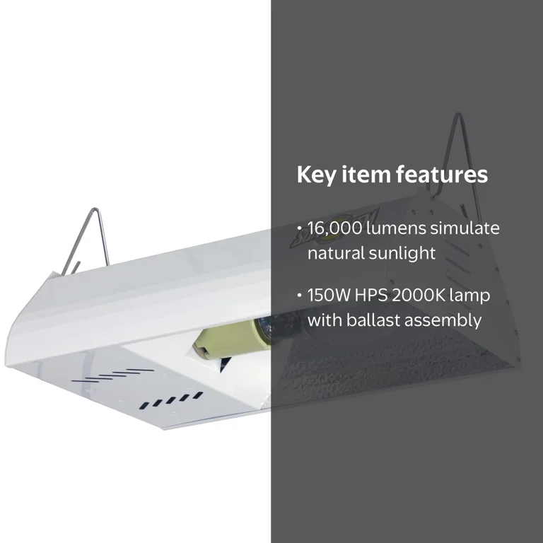 Sun System Indoor Vegetable Plant Lamp, 150W Hydroponic Grow Light