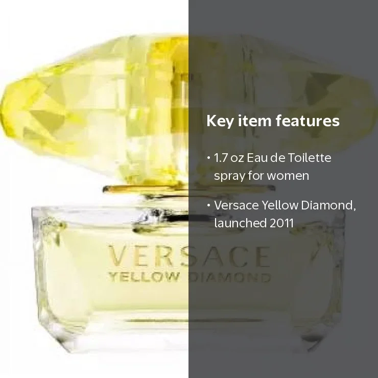Versace, Yellow Diamond for Women, 1.7 oz EDT spray - Walmart.com