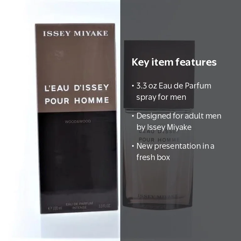 Issey Miyake L Eau D Issey Pour Homme Wood And Wood, 3.3 oz Eau de
