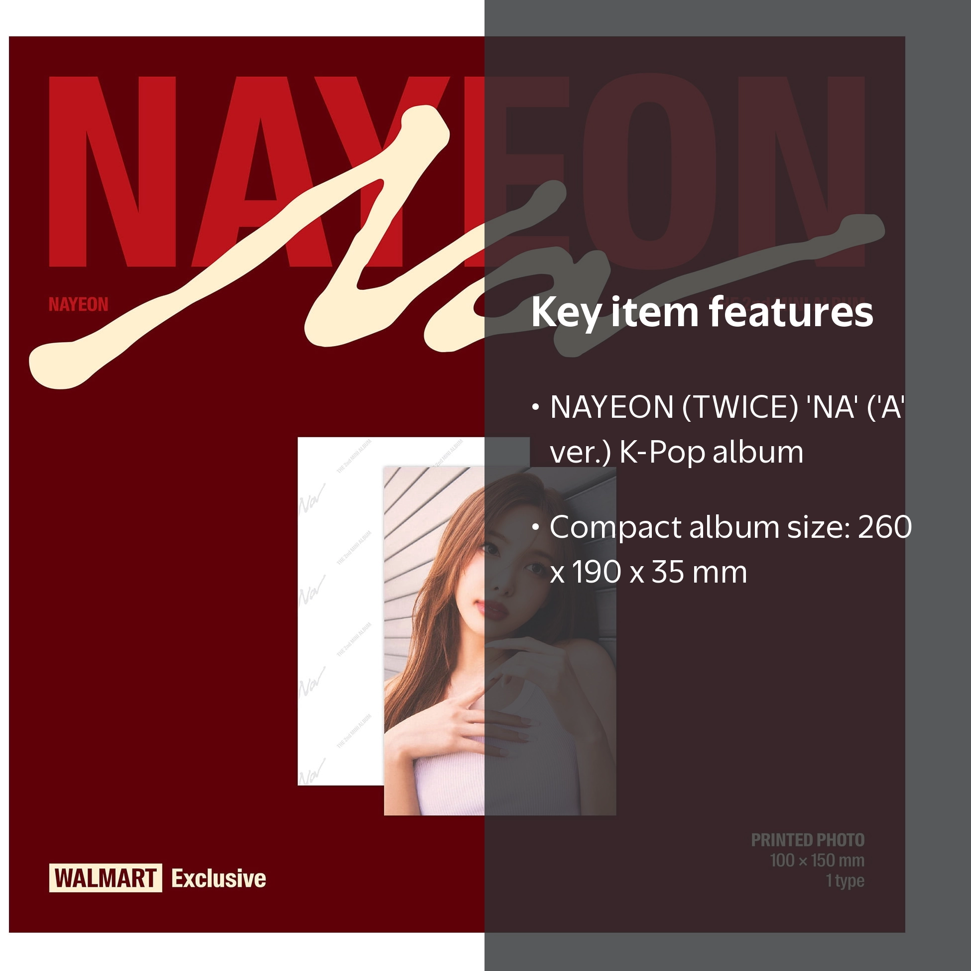NAYEON (TWICE) - NA ('A' ver.) (Walmart Exclusive) - CD - Walmart.com