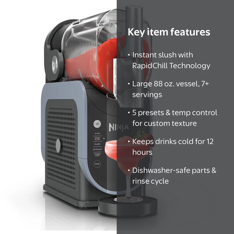 Ninja, Frozen Drink and Slushie Machine, 88 oz. Capacity, No Ice Needed