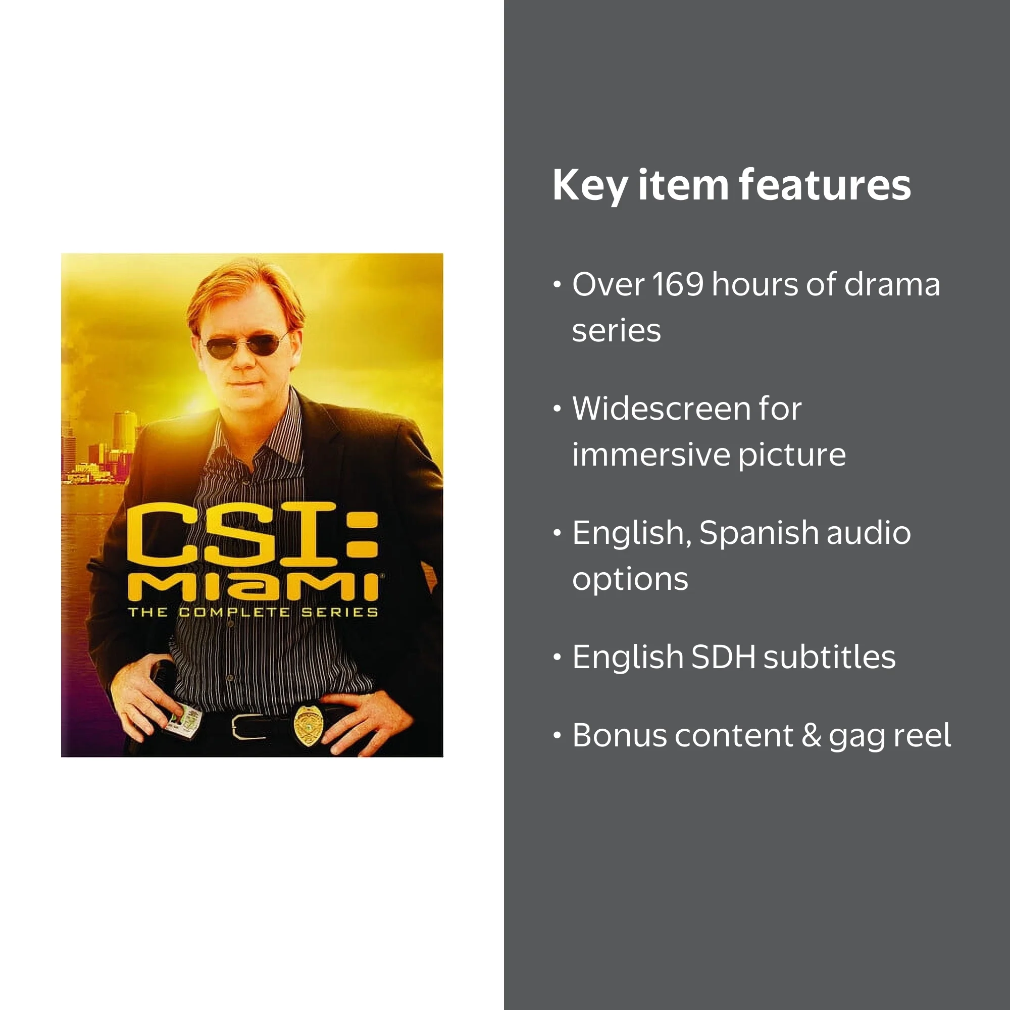 CSI: Miami - The Complete Series Drama TV Set (DVD) - Walmart.com