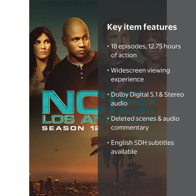 Paramount Home Video, DVD, NCIS Los Angeles The Twelfth Season