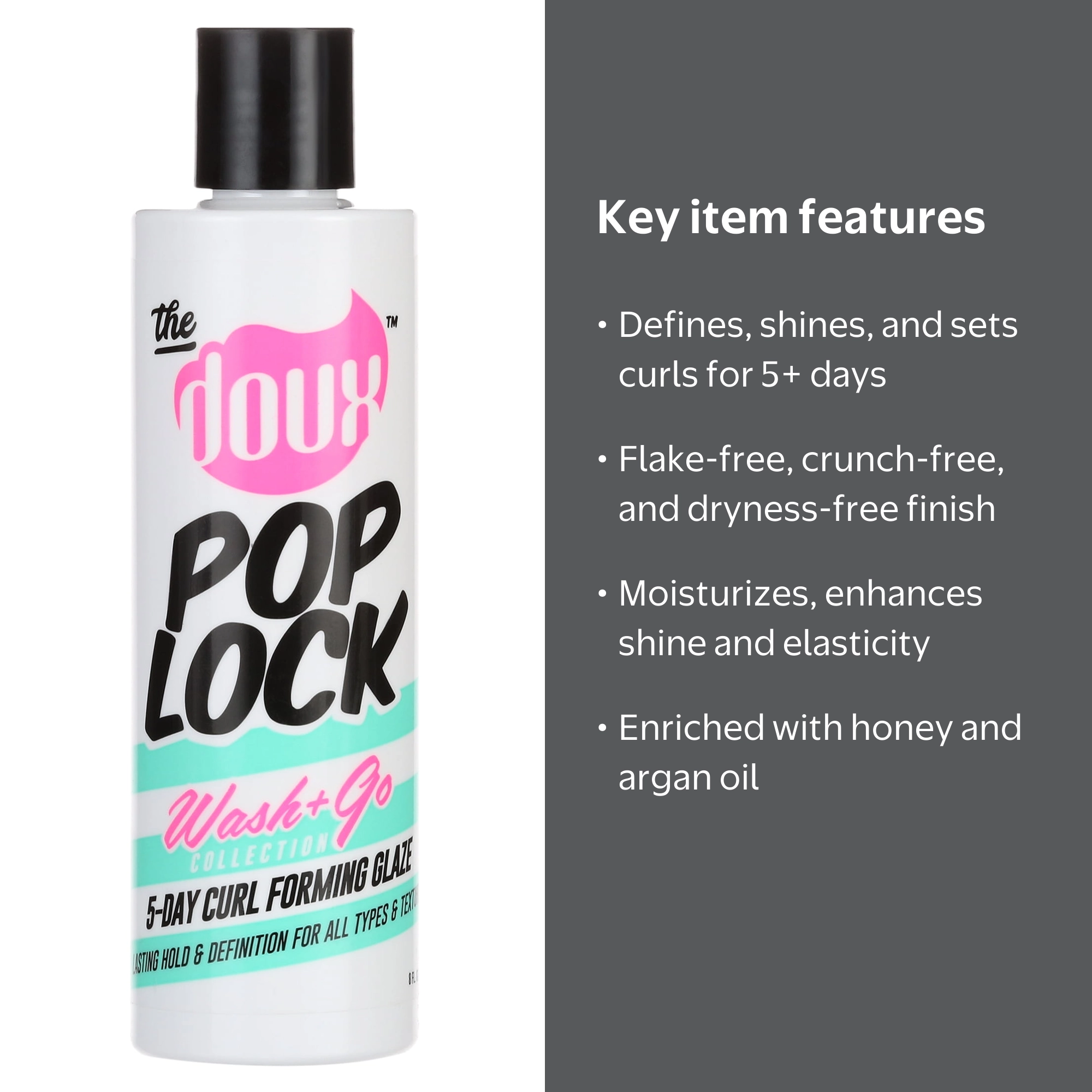 The Doux, Curl Forming Glaze, 8 oz, All Hair Types Moisturizing