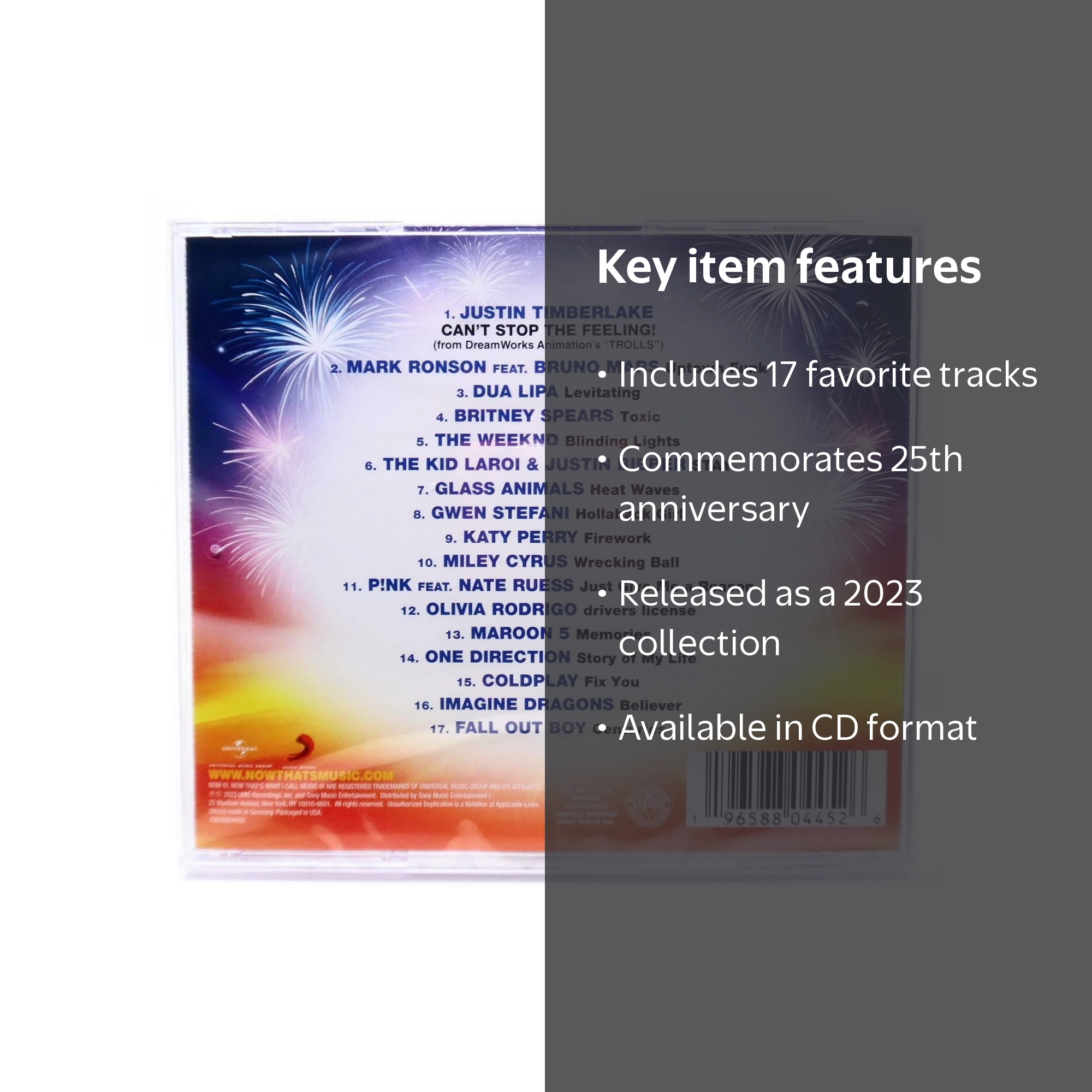 Various Artists - Now That's What I Call Music 25th Anniv 1 CD