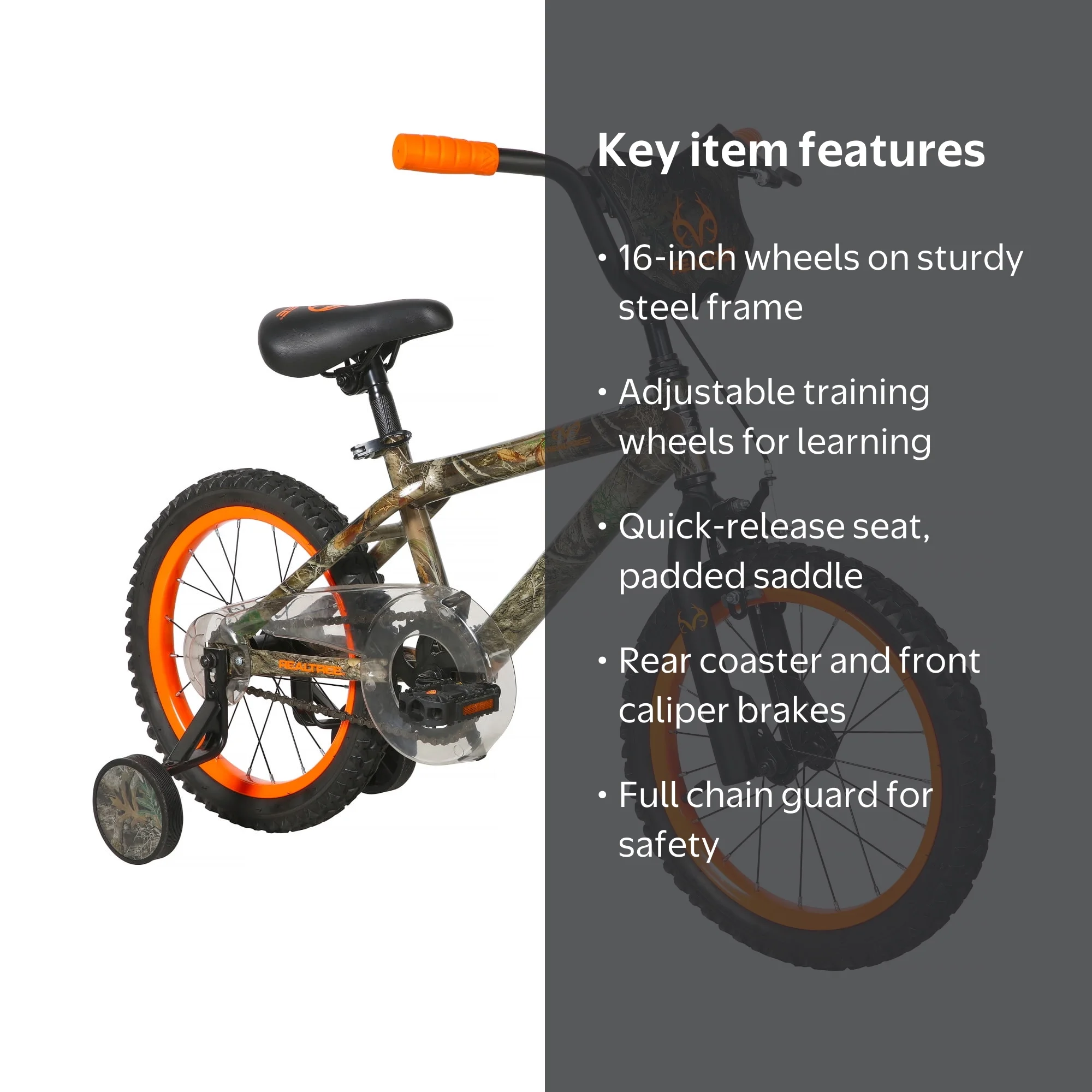 Dynacraft Realtree Camo Kids 16-Inch BMX Bike For Boys Age 5-7