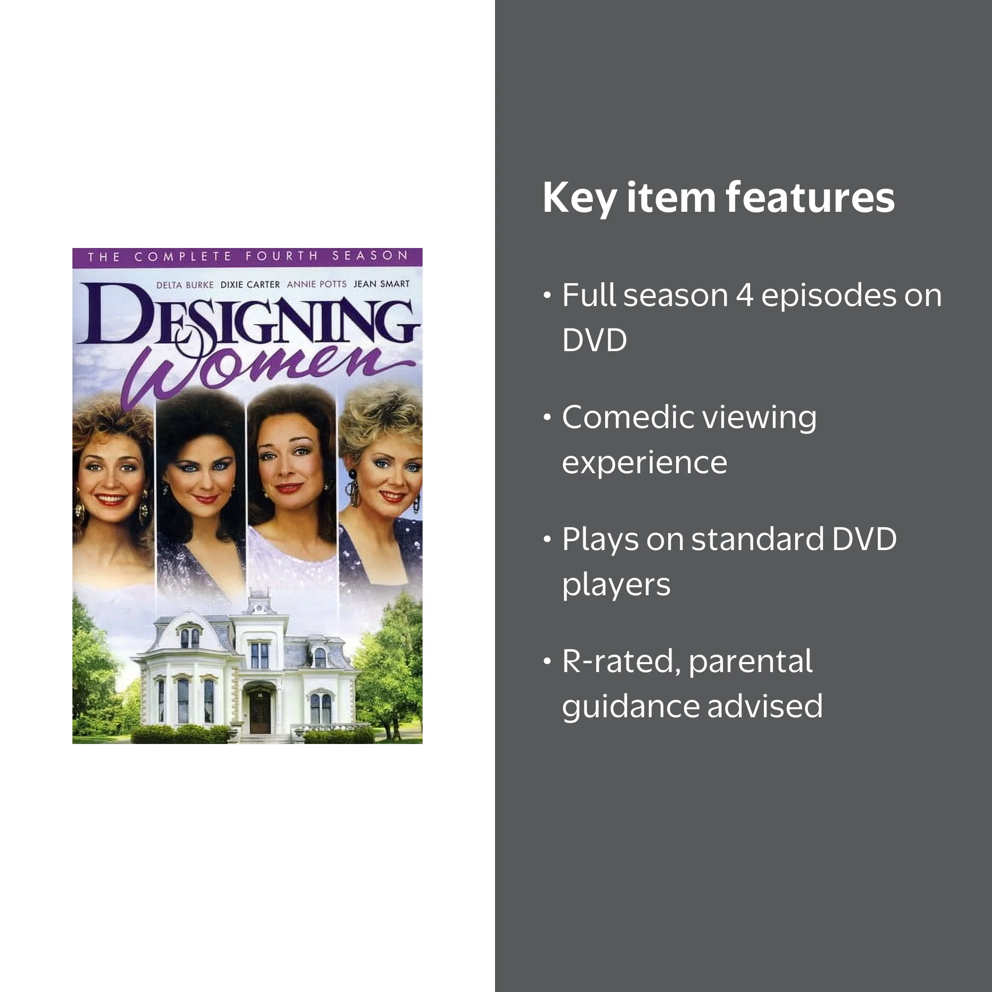 Designing Women: The Complete Fourth Season (DVD), Shout Factory