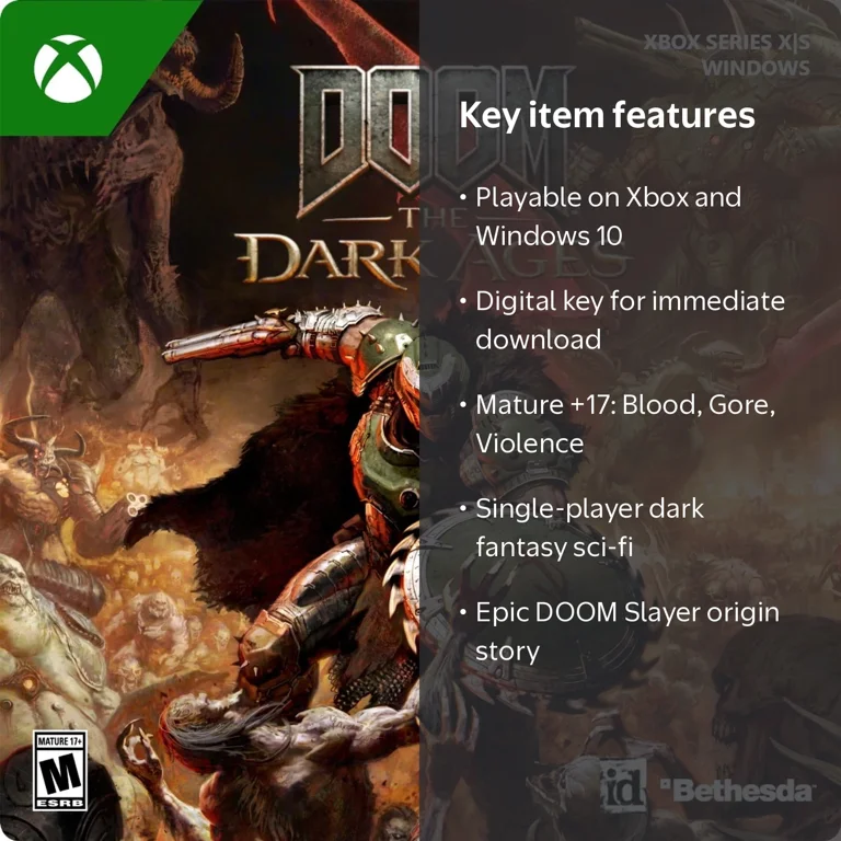 Doom The Dark Ages: Standard Edition - Xbox One, Xbox Series X|S
