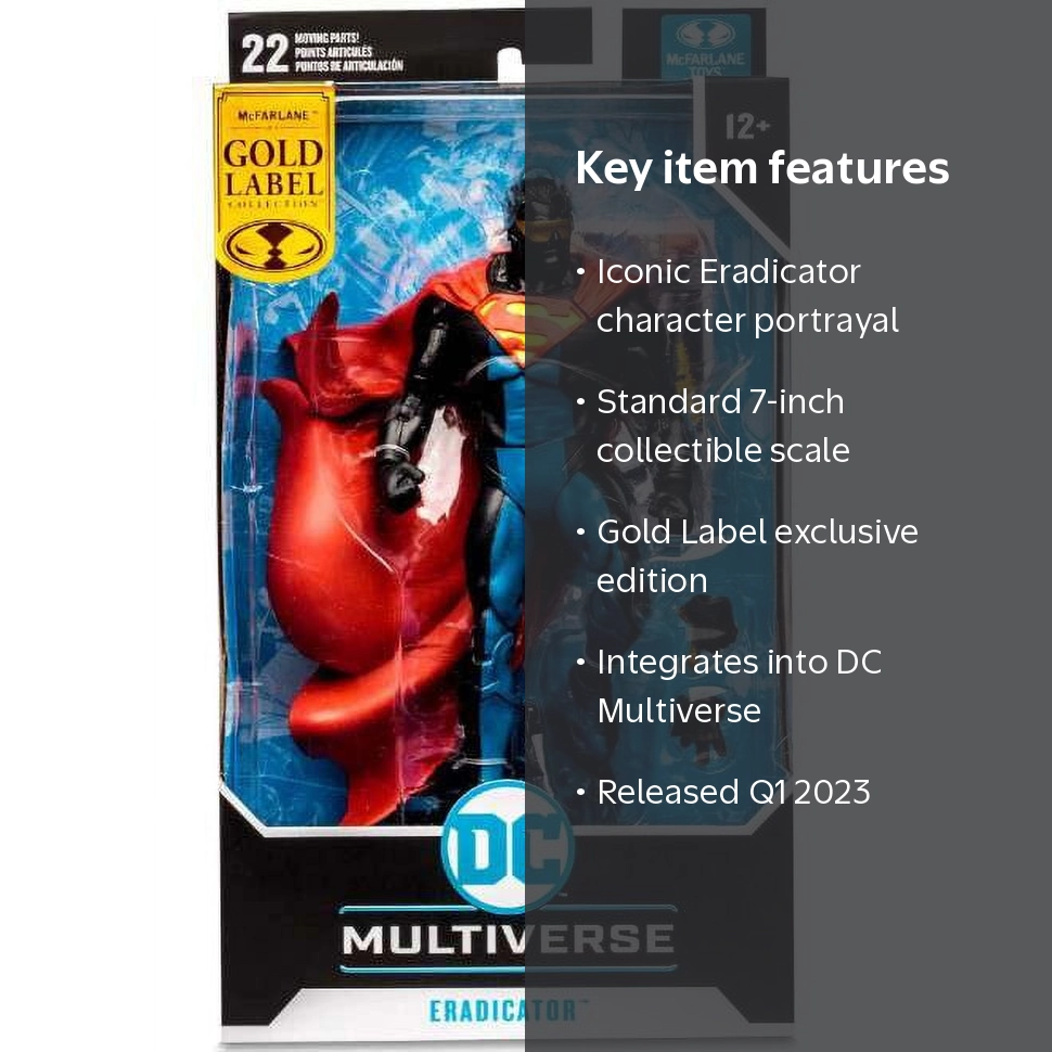 DC Comics Eradicator 7 Shock Wave Gold Label - Walmart.com