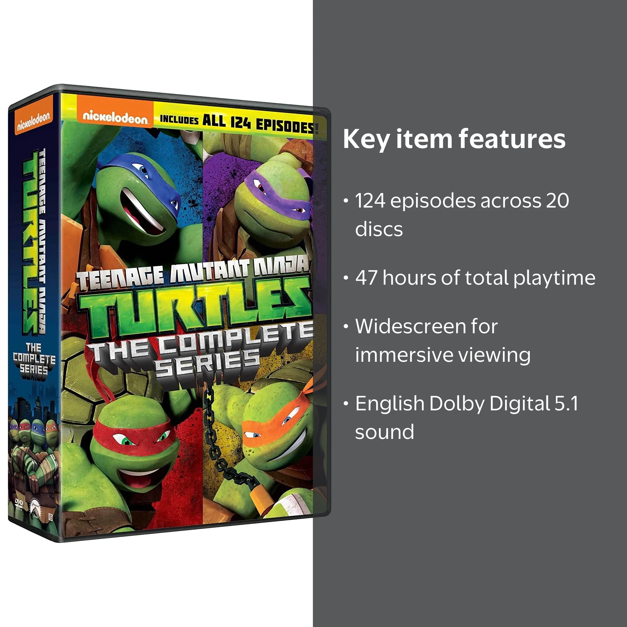 Teenage Mutant Ninja Turtles Complete Series (DVD) - Walmart.com