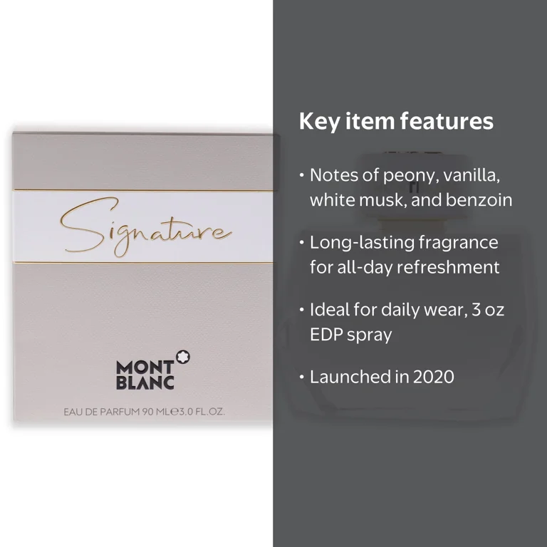Montblanc Signature Eau De Parfum Spray, 3 oz for Women by Mont