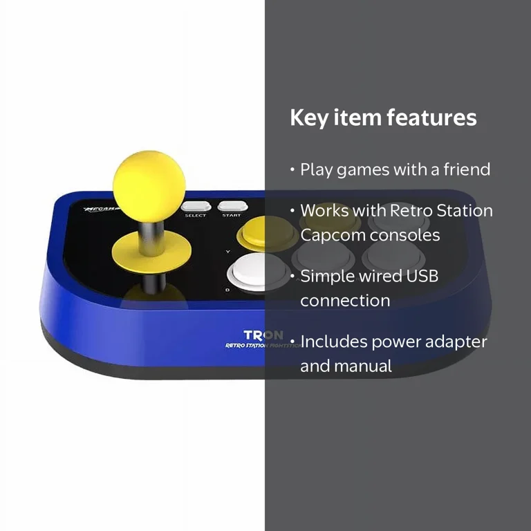 CAPCOM Retro Station Fight Stick, Designed for Retro Station