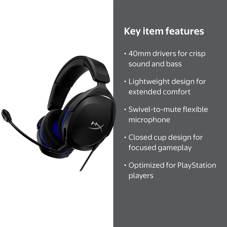 HP, Gaming Headset, HyperX Cloud Stinger 2 Core, PlayStation