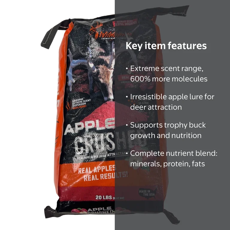 Wildgame Innovations Apple Crushed Attractant, 20LB Bag - Walmart.com