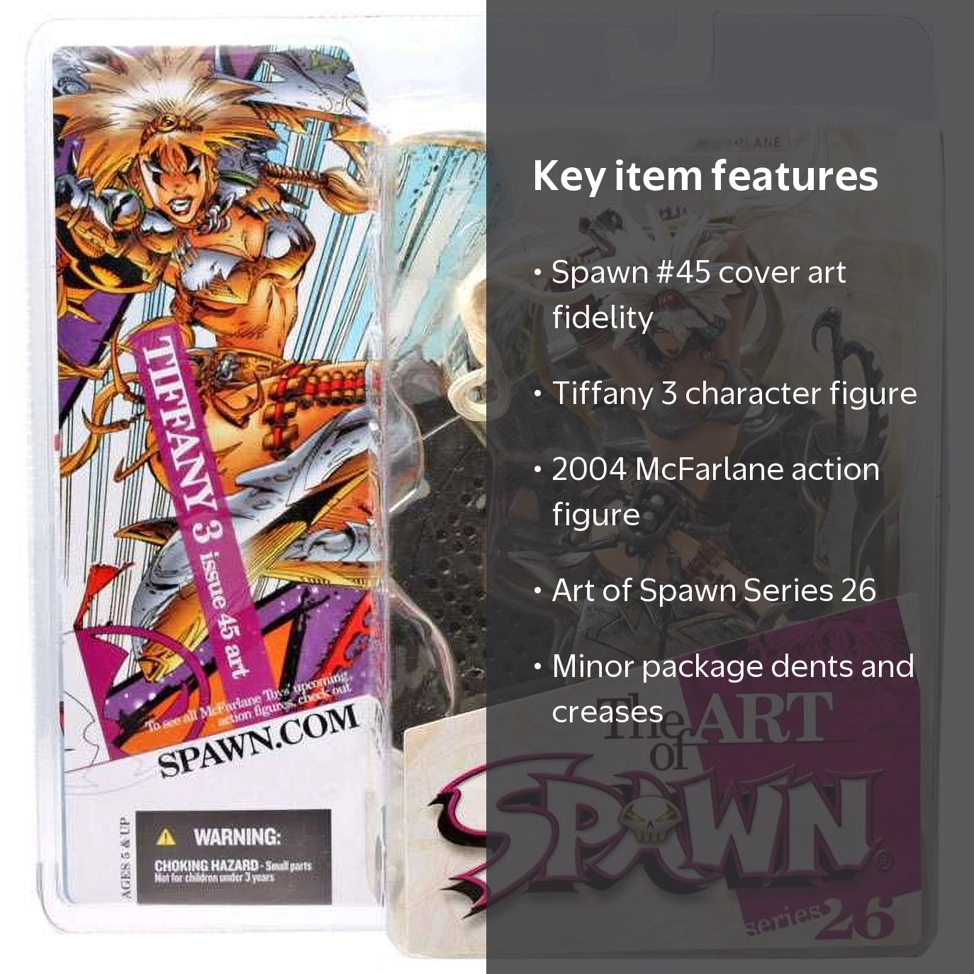 2004 Spawn Action Figure Series 26 The Art of Spawn - Tiffany 3
