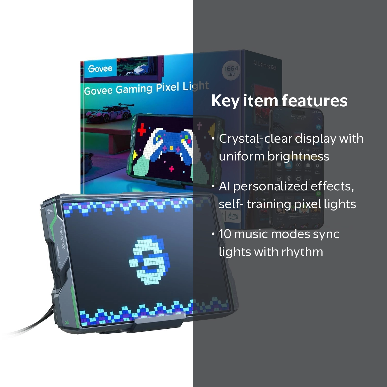 Govee Smart Pixel Gaming Light - Walmart.com