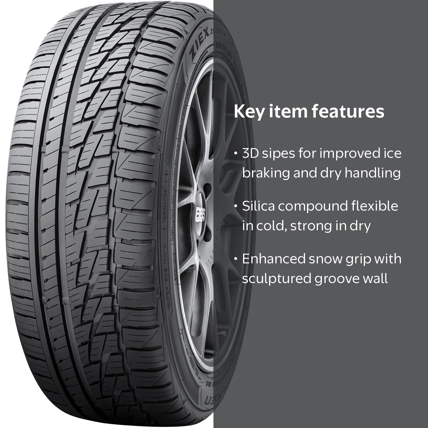 Free Shipping! Falken Ziex ZE950 A/S 245/45R17 99W XL All-Season