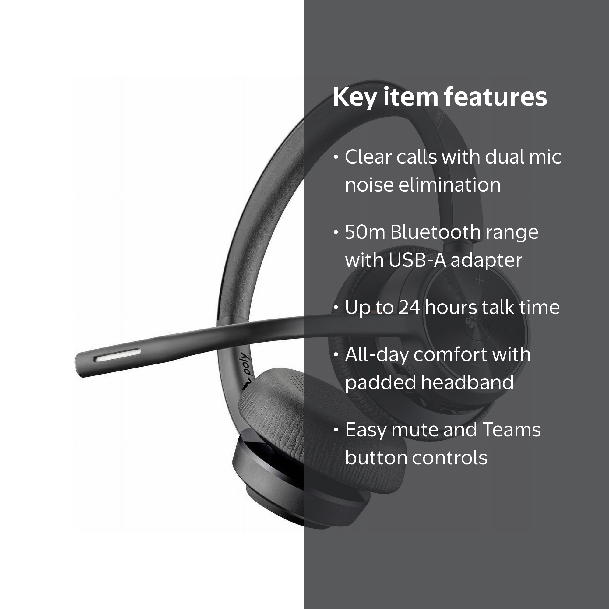 HP Poly Plantronics Voyager 4320 - Wireless Noise Cancelling