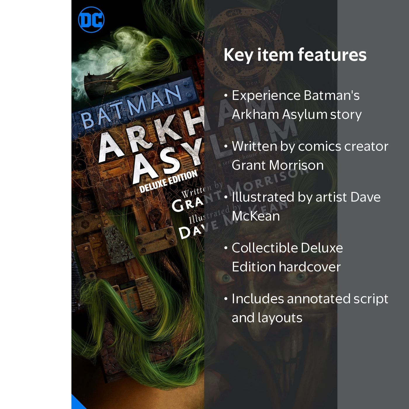 Batman: Arkham Asylum The Deluxe Edition (Hardcover) - Walmart.com