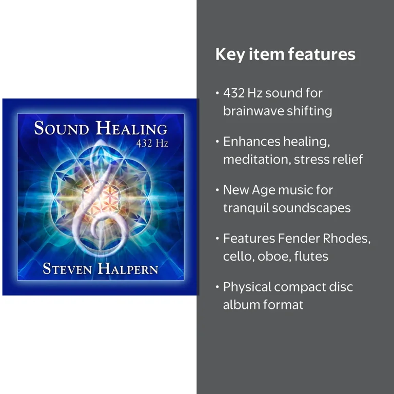 Steven Halpern's Inn, Sound Healing CD, 432 Hz, Meditation Music