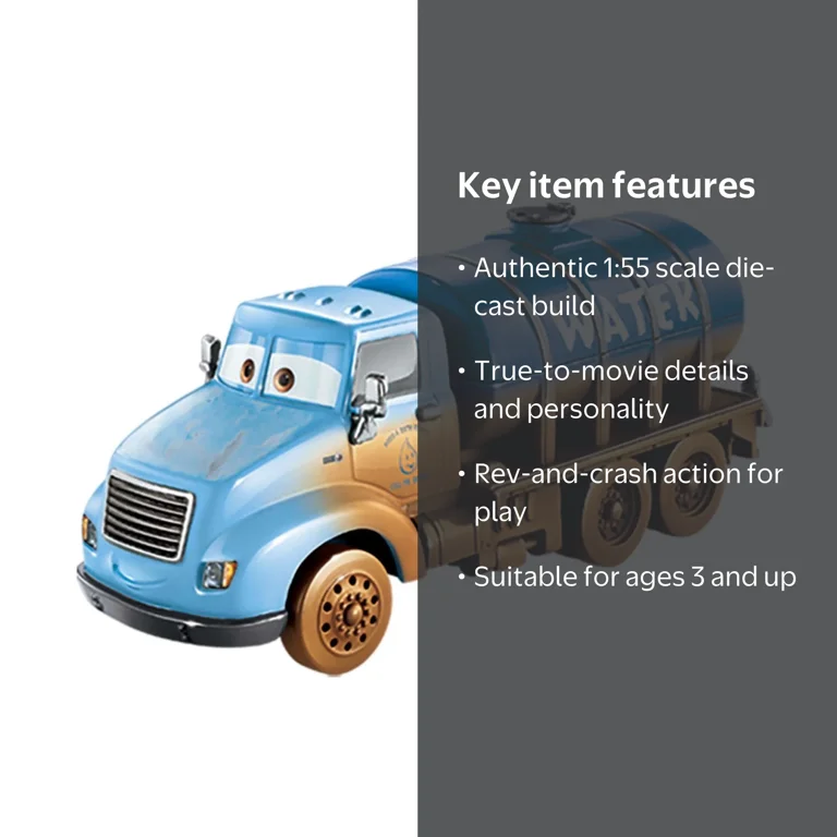 Disney/Pixar Cars 3 Crazy 8 Crashers Mr. Drippy Vehicle - Walmart.com