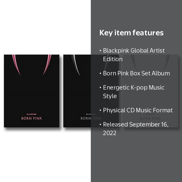 Blackpink - Born Pink (Box Set) [CD] - Walmart.com