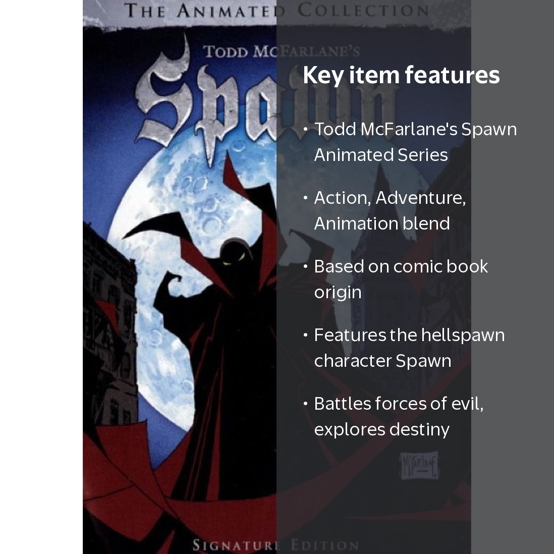 SDS, Todd McFarlane's Spawn, The Animated Collection, DVD