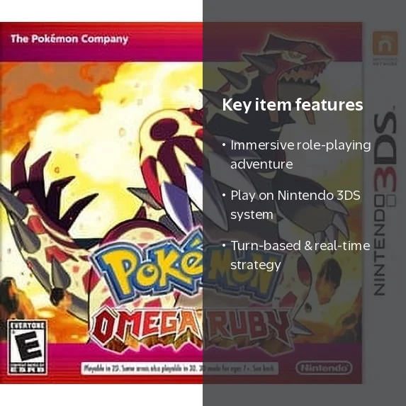Nintendo Pokemon Omega Ruby Game for Nintendo 3DS 045496742928