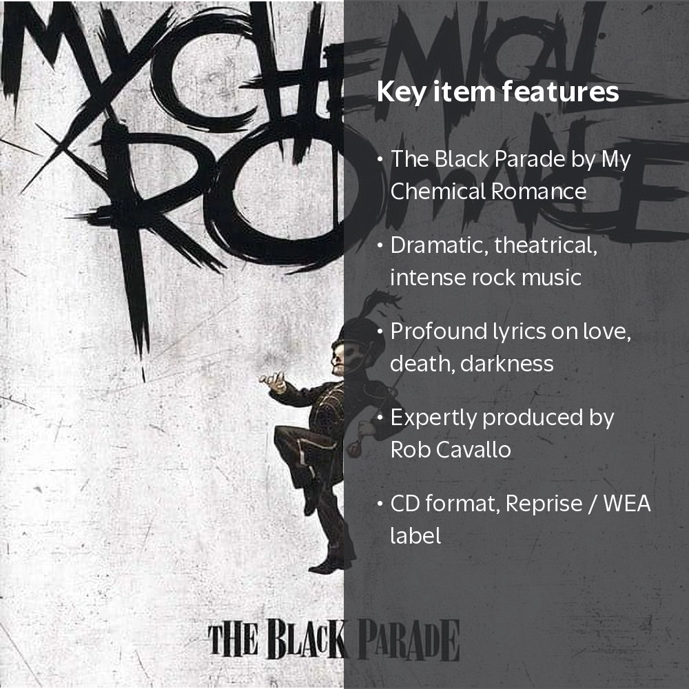 Reprise / WEA, Music & Performance, Black Parade CD, The Black