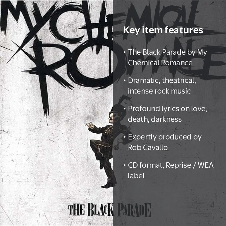 Reprise / WEA, Music & Performance, Black Parade CD, The Black