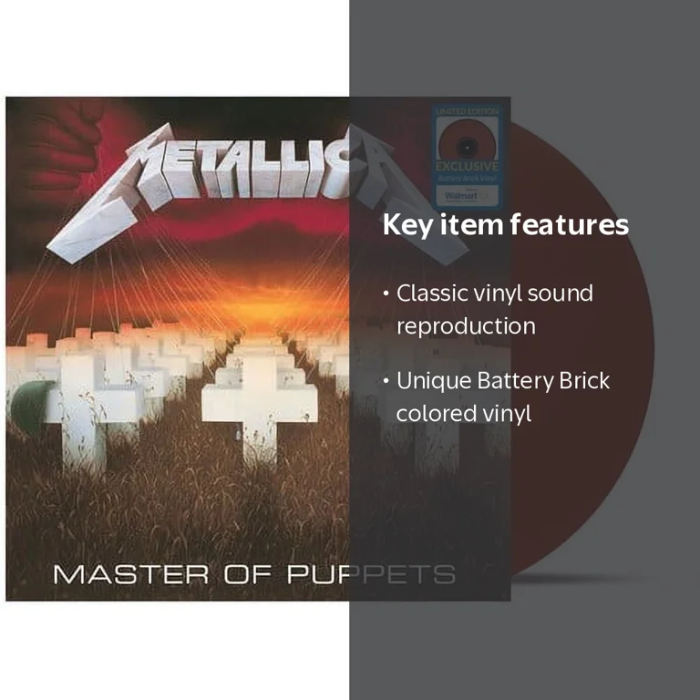 Metallica - Master Of Puppets (Walmart Exclusive) - Music
