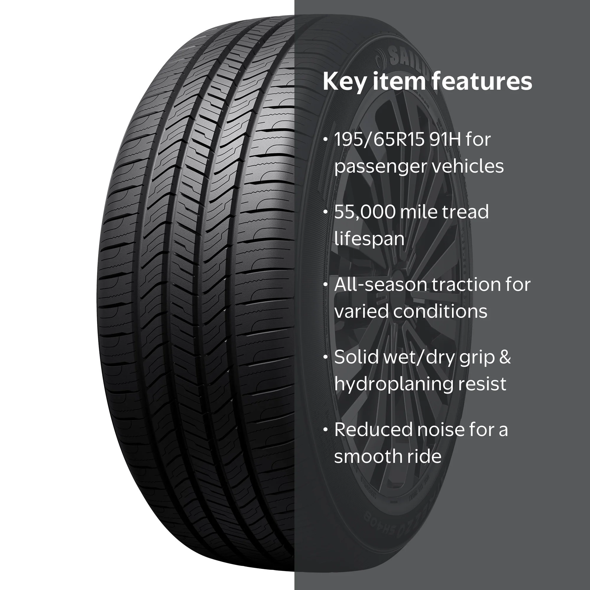 Sailun Atrezzo SH408 195/65R15 91H All-Season Passenger Tire