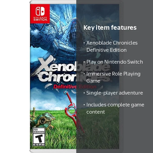 Nintendo, Xenoblade Chronicles Definitive Edition, Role Playing
