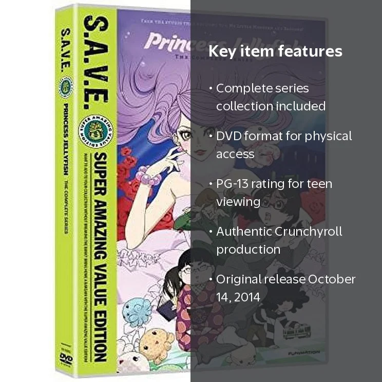 PRINCESS JELLYFISH-COMPLETE SERIES S.A.V.E (DVD) - Walmart.com
