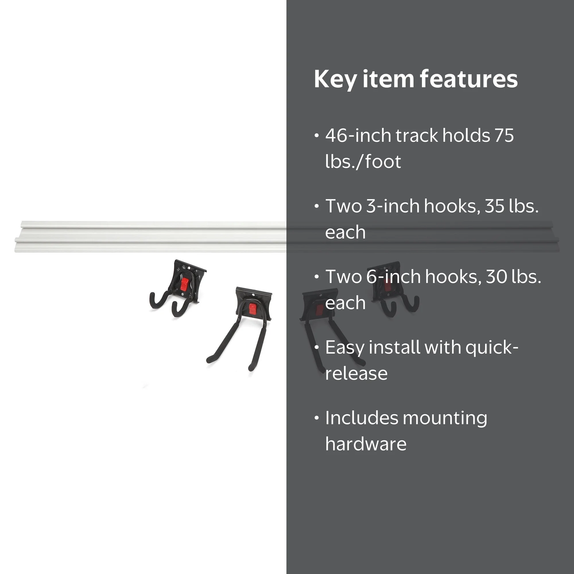 専用出品　ハクすずキング　5リッター MULTI ROAD Hyper Tough Quick-Release 5-Piece Snap Rail Kit, 1037 - Walmart.com