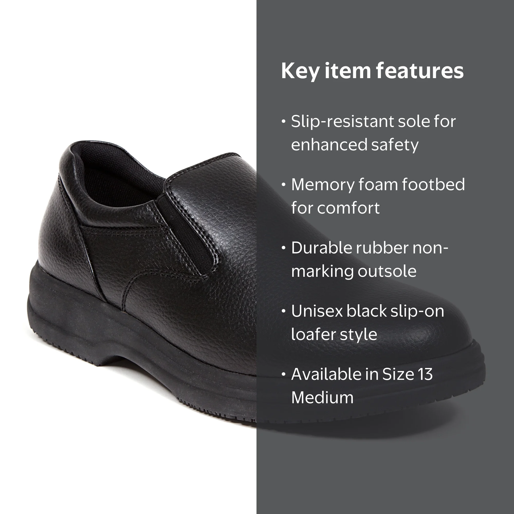 Deer Stags Unisex Manager Slip-Resistant Workwear Loafer 