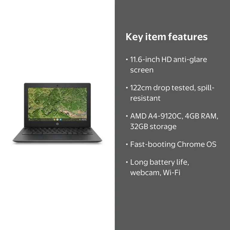 Chromebook 本体 ブラック HP Chromebook Laptop 11.6