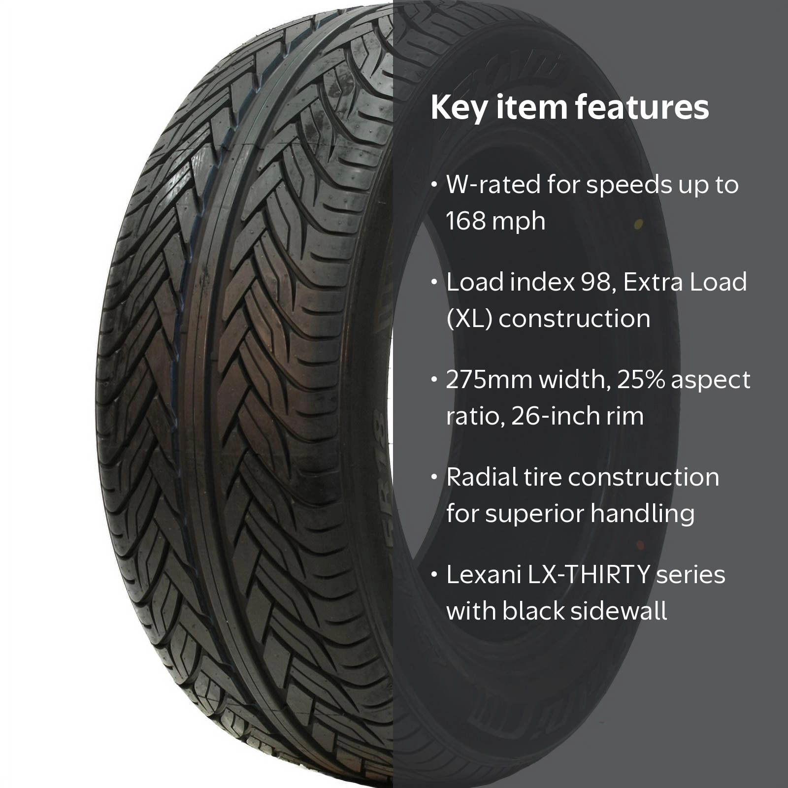 Lexani LX-Thirty High Performance 275/25ZR26 98W XL All Season