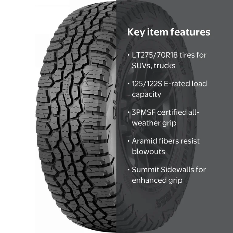 Nokian Outpost nAT LT275/70R18 125/122S E All-Weather Light Truck