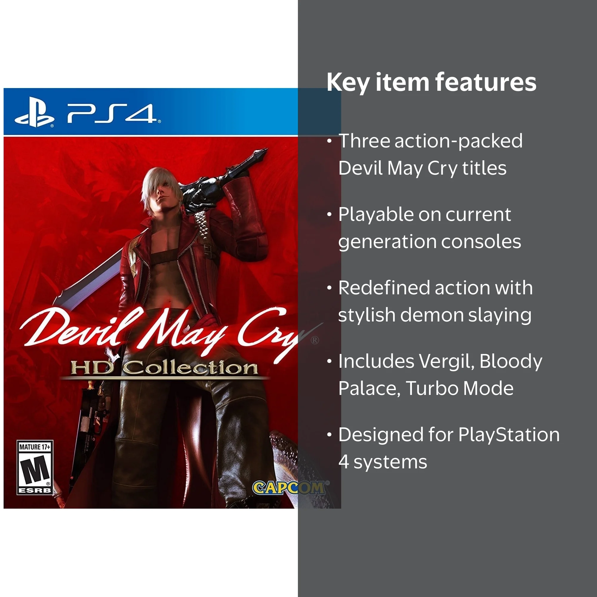 Capcom Devil May Cry HD Collection, PS4, 013388560516 - Walmart.com