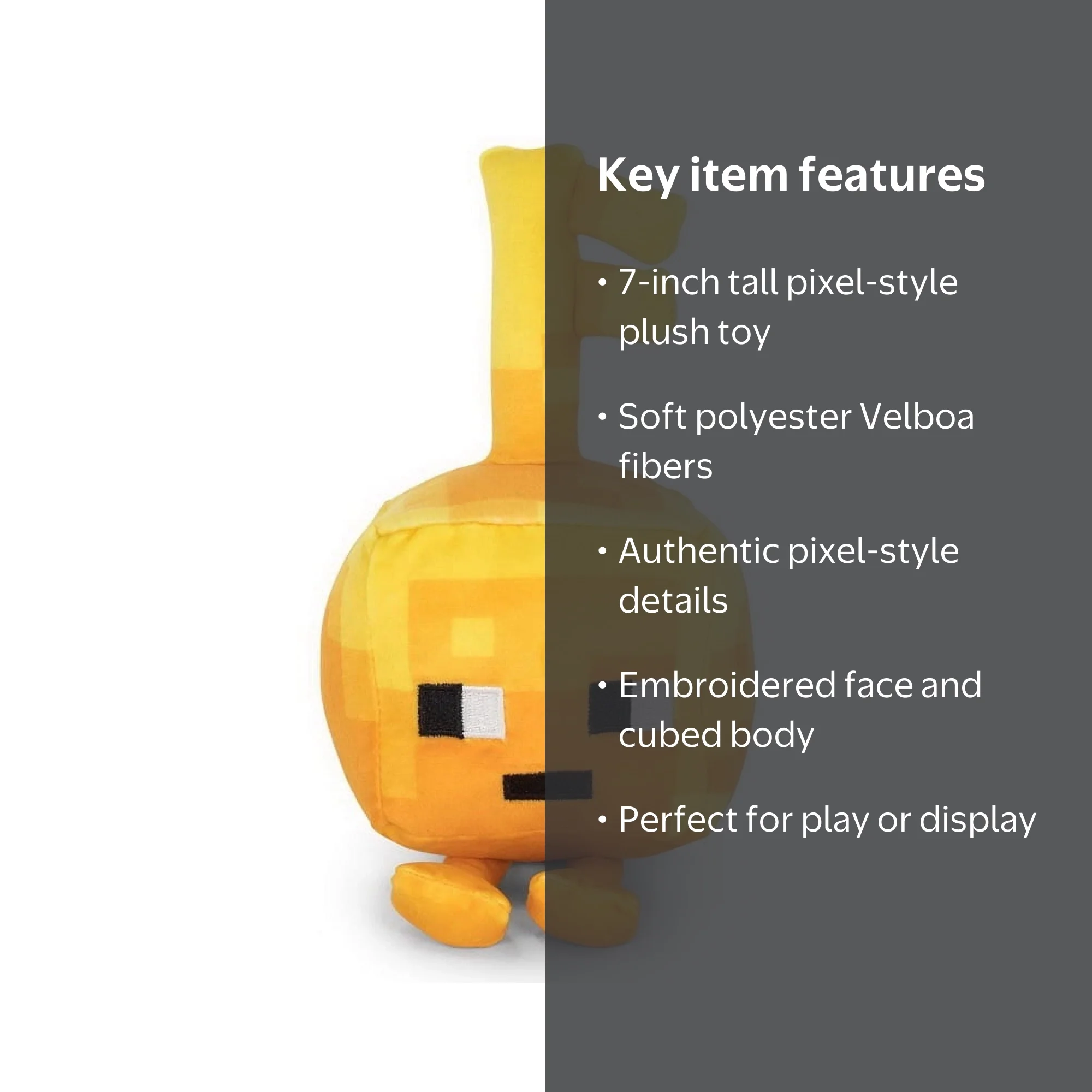 Minecraft Dungeons Happy Explorer Series Gold Key Golem Plush Toy