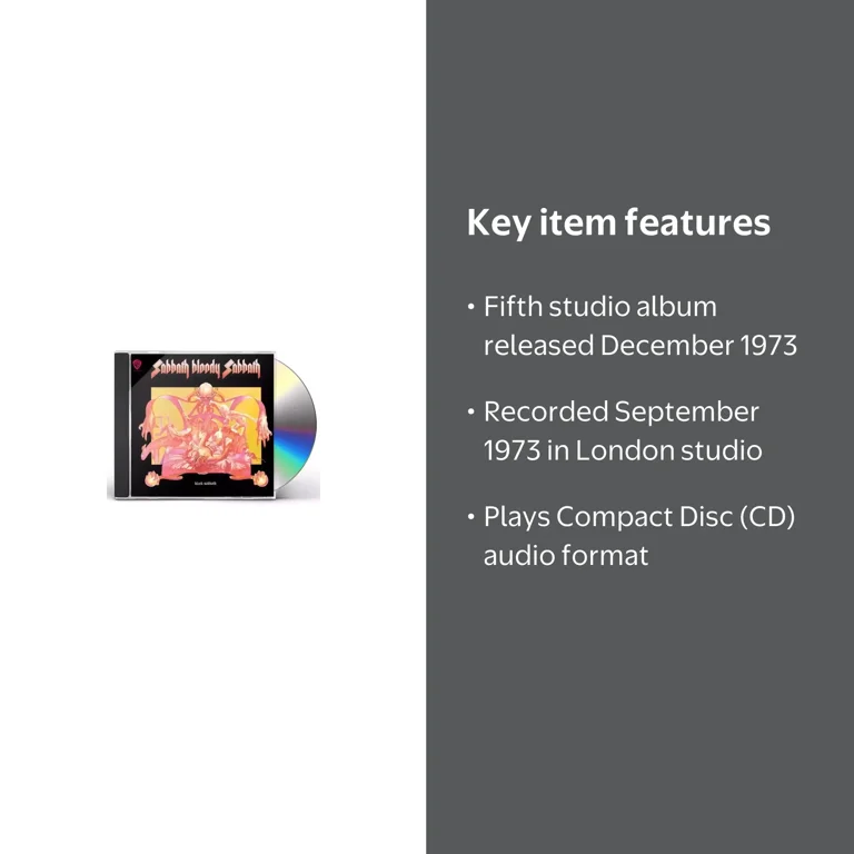 Black Sabbath - Sabbath Bloody Sabbath - Music & Performance - CD