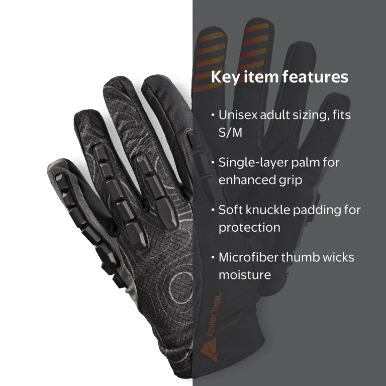 bicycle gloves online MOREOK Cycling Bike Gloves, Half Finger 5MM Gel-Black-S preventing hand numbness on extended journeys.The anatomical design provides a second Ozark Trail Unisex Full-Finger Touchscreen
