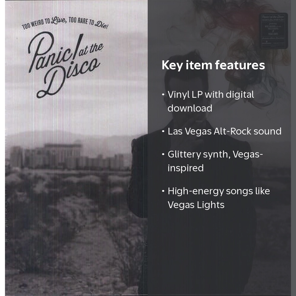 Panic! at the Disco - Too Weird to Live Too Rare to Die - Music