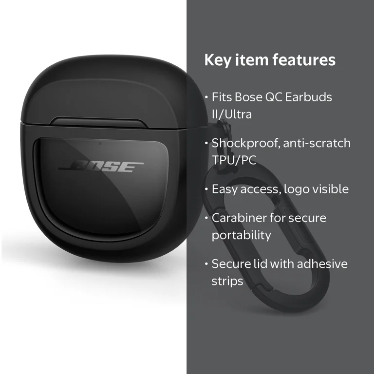 Suritch Protective Case for Bose QC Earbuds II/Ultra 2022/2023 +