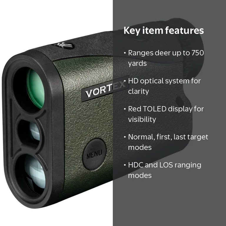 Vortex Crossfire HD 1400 Rangefinder, Lightweight Laser Hunting