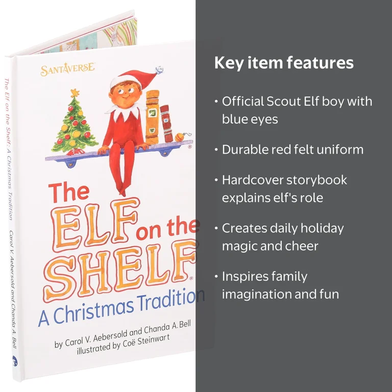 The Elf on the Shelf, A Christmas Tradition, Scout Elf with Blue