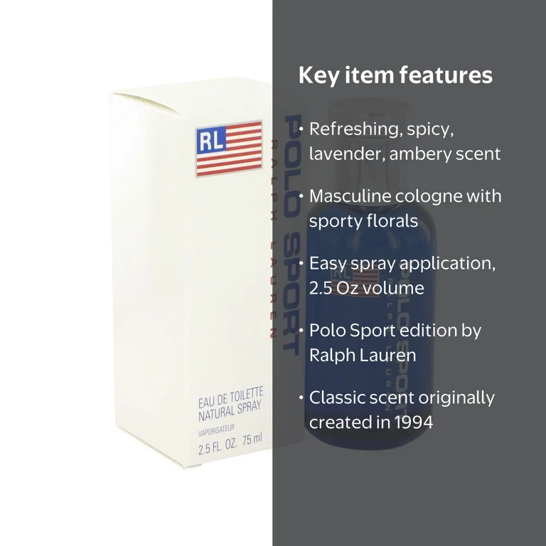 Ralph Lauren Polo Sport Perfume - Eau De Toilette Spray 2.5 Oz