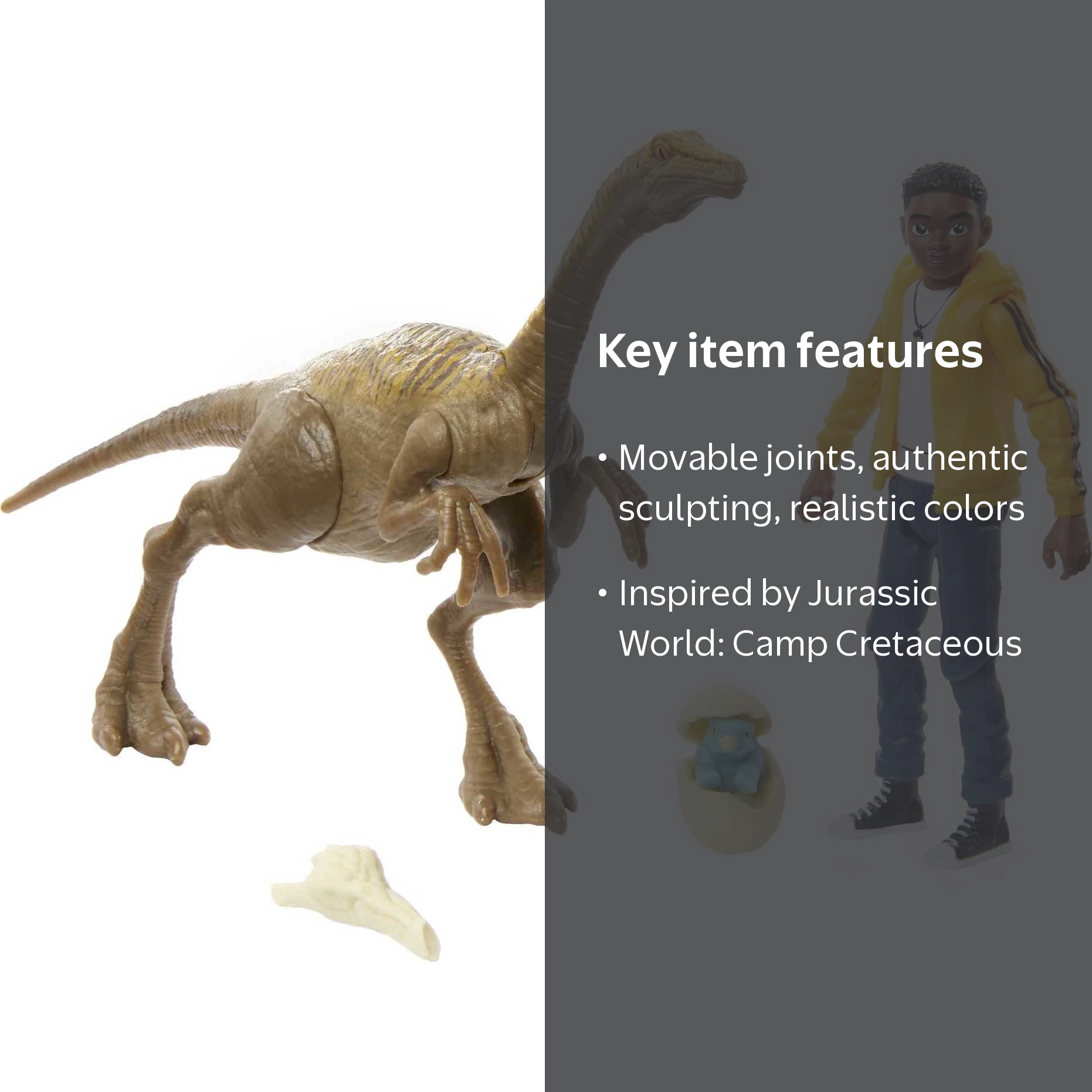 Jurassic World Collectibles: Camp Cretaceous Darius & Gallimimus