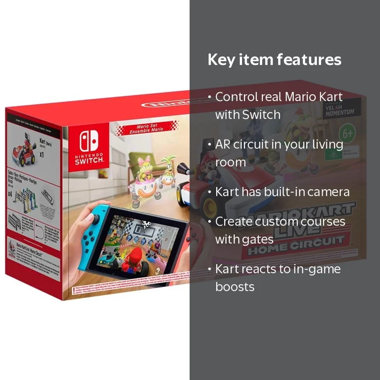 Nintendo, Mario Kart Live: Home Circuit -Mario Set, Kart, Switch
